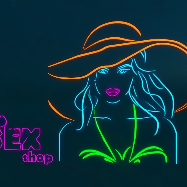霓虹灯3D模型