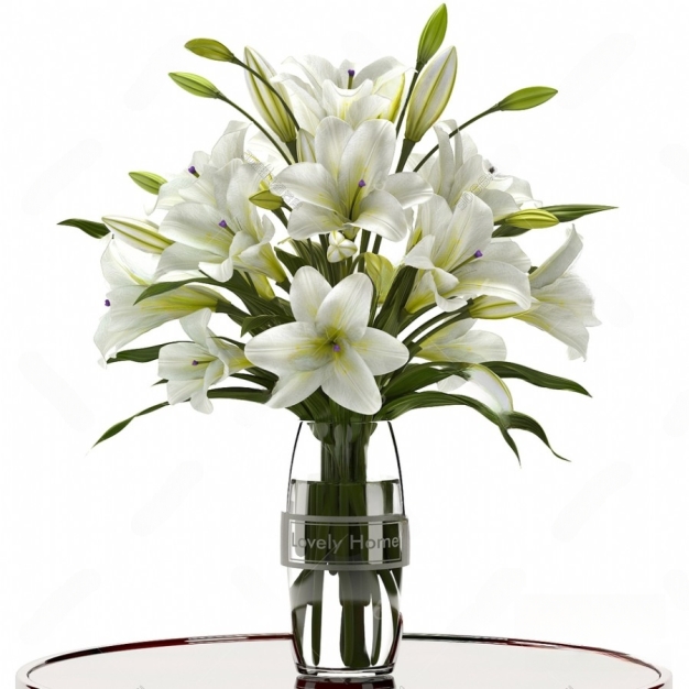 现代花艺花瓶3D模型