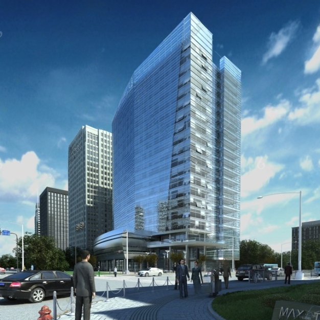 现代建筑大楼3D模型