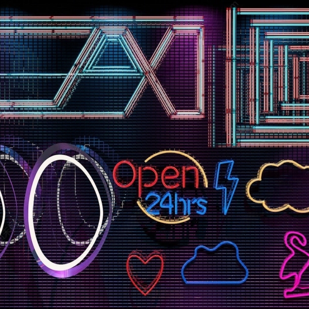 霓虹灯3D模型