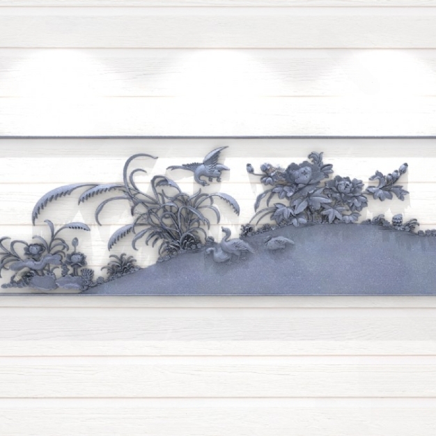 新中式雕花3D模型