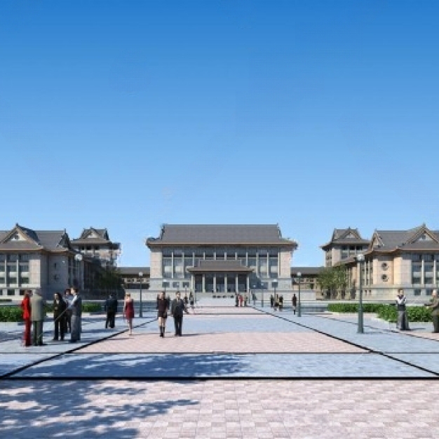 现代建筑外观3D模型