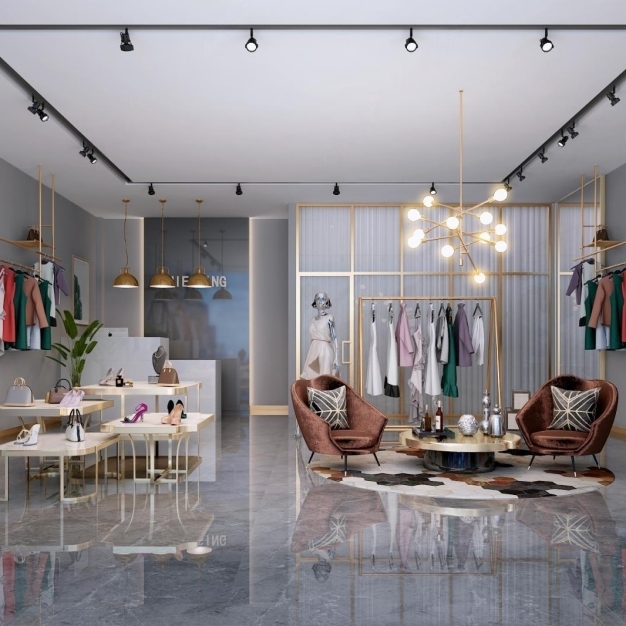 现代服装店3D模型