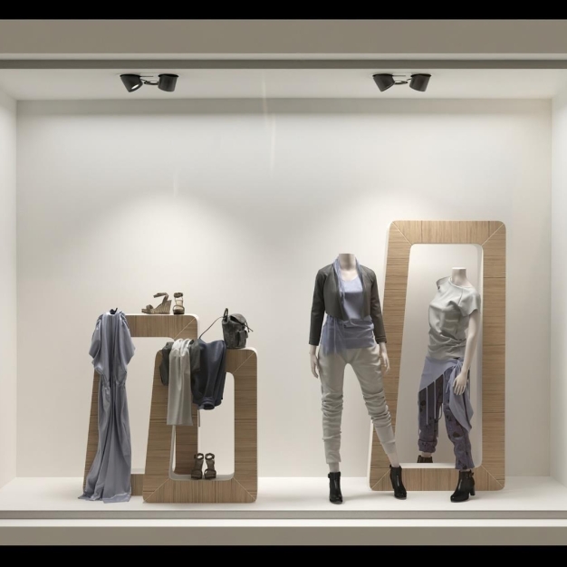 服装店橱窗3D模型
