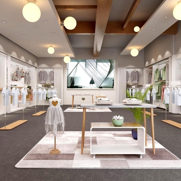 现代服装店3D模型