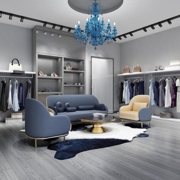 现代服装店3D模型