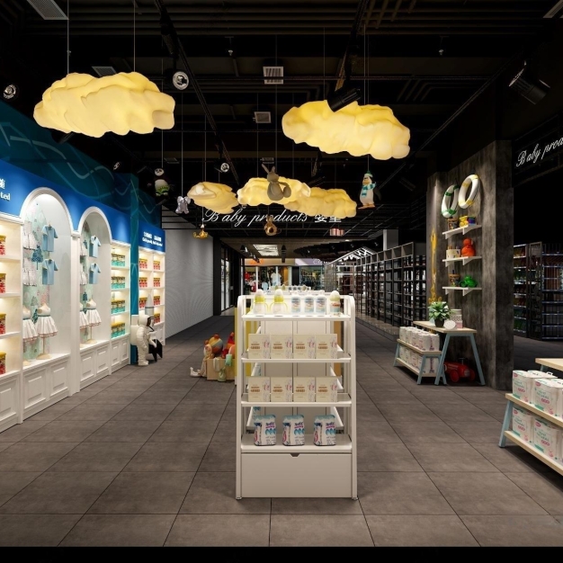 工业风母婴店3D模型