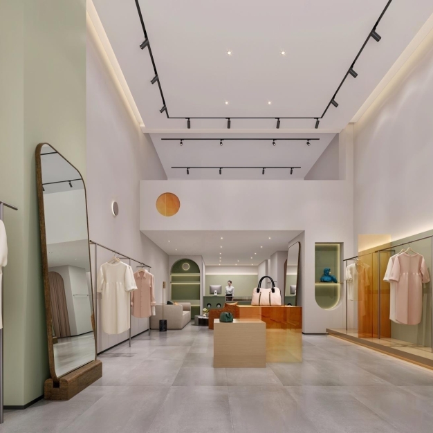 现代服装店3D模型