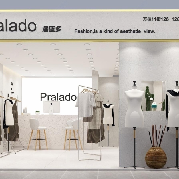 现代服装店3D模型