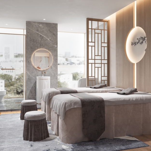 SPA 美容 3D模型