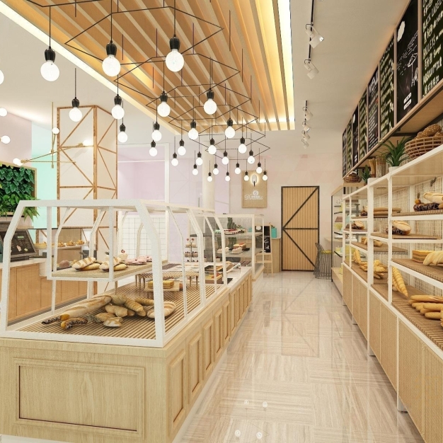 现代蛋糕店3D模型