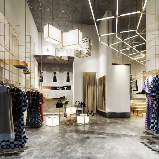 现代服装店3D模型