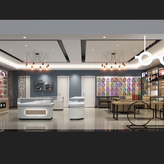 现代眼镜店3D模型