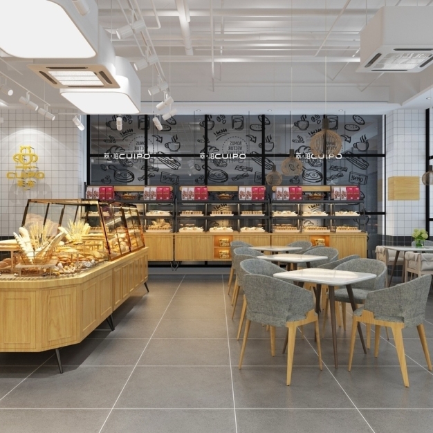 现代蛋糕店3D模型