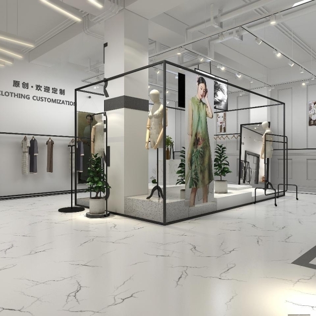 现代服装店3D模型