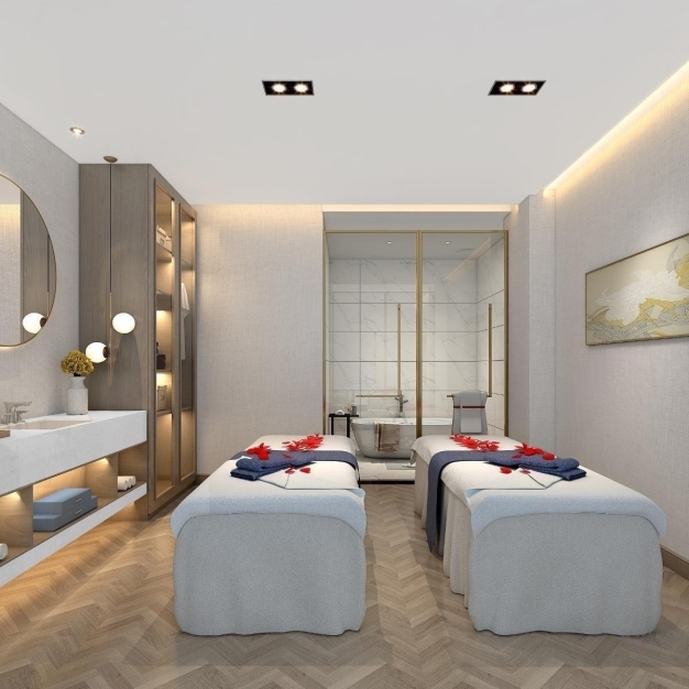 现代按摩 SPA 3D模型