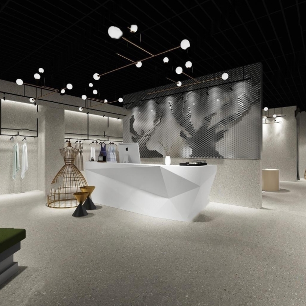 现代服装店3D模型