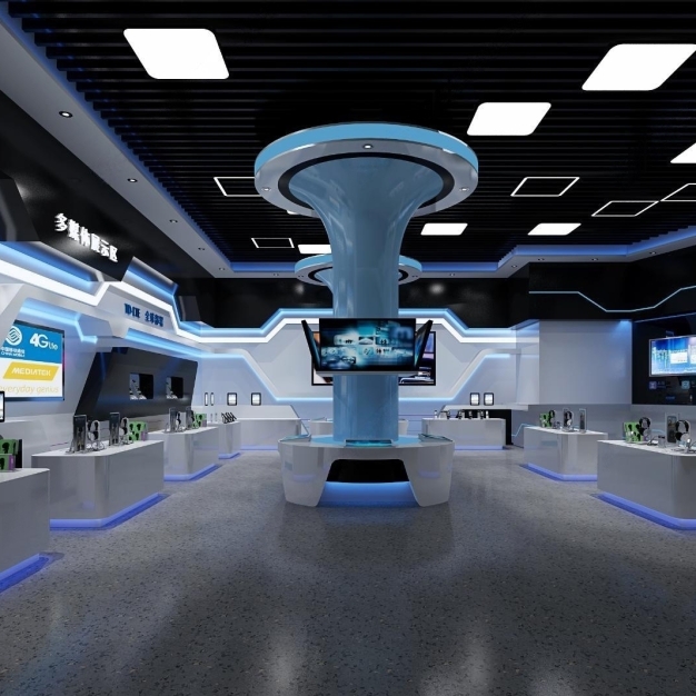 现代展厅3D模型