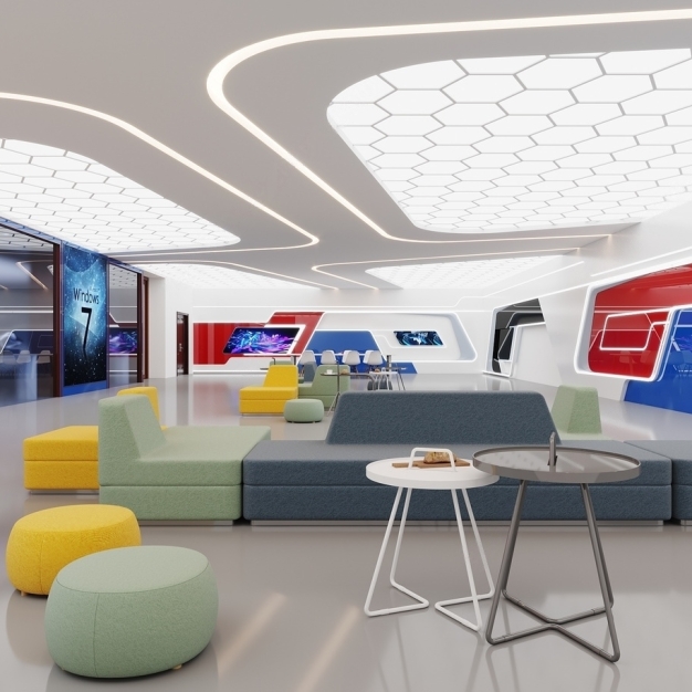 现代展厅3D模型
