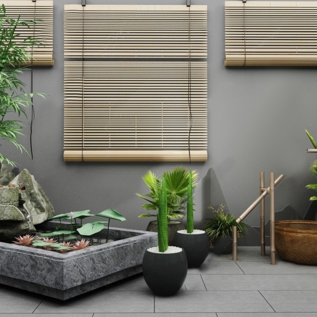 新中式园艺小品3D模型