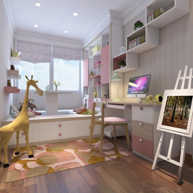 现代儿童房3D模型