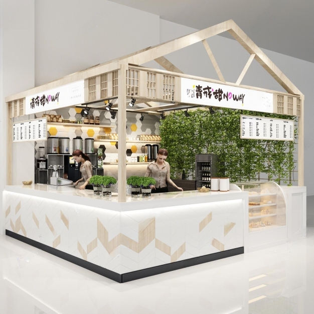 北欧奶茶店3D模型