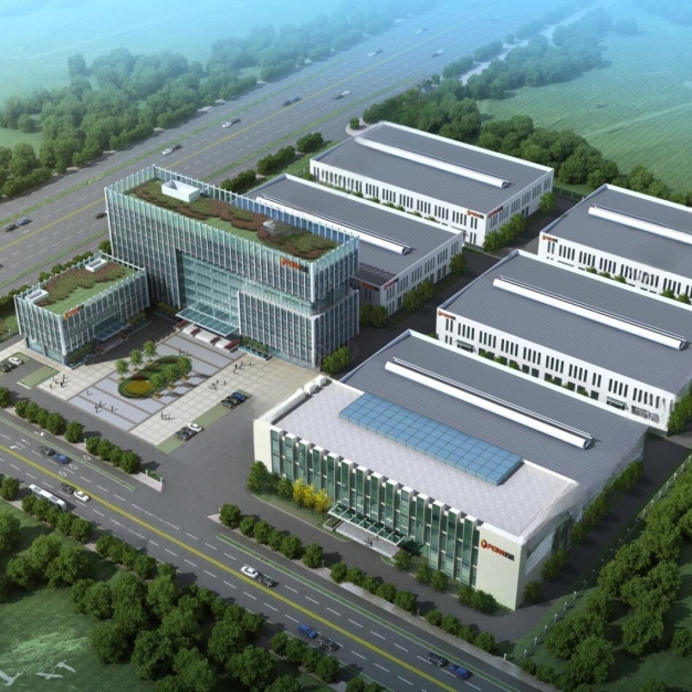 现代办公大楼鸟瞰3D模型