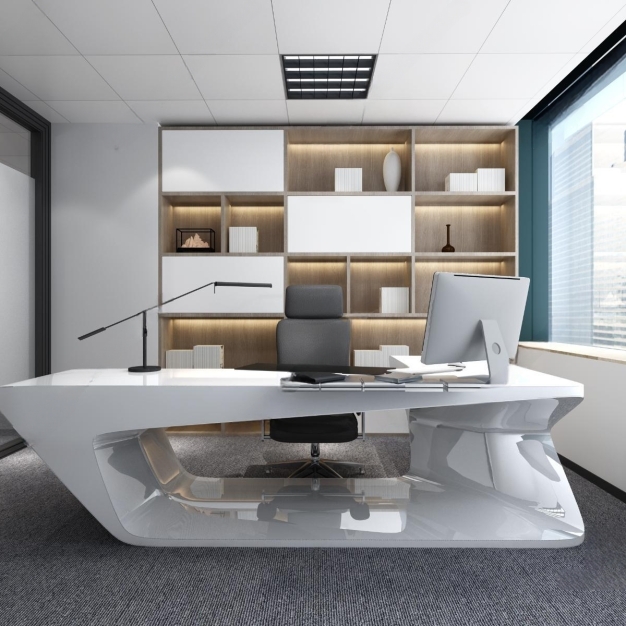 现代总经理办公室3D模型
