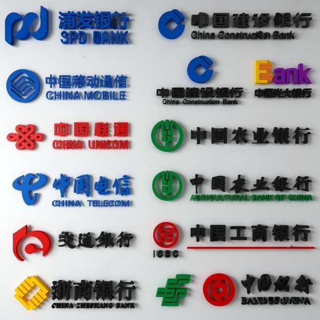 银行标志3D模型