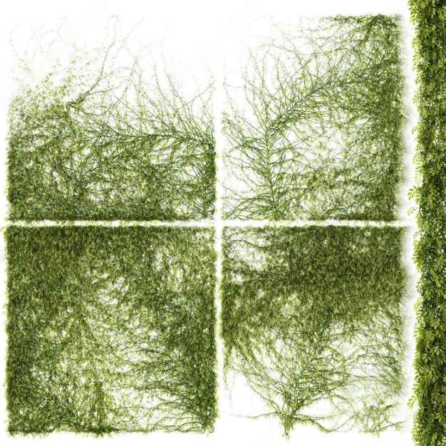 现代植物藤蔓爬山虎3D模型