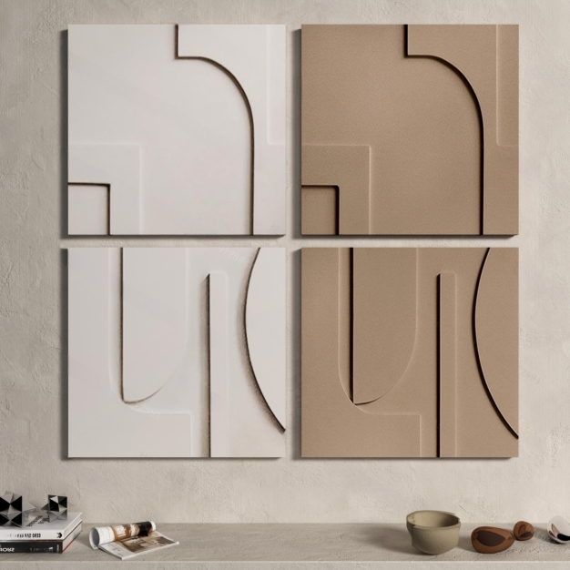 现代立体装饰画3D模型