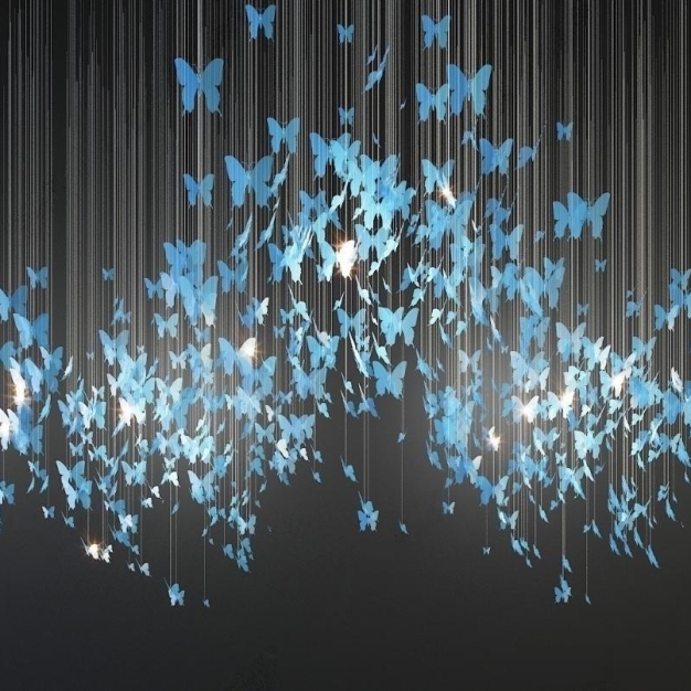 现代艺术吊灯3D模型