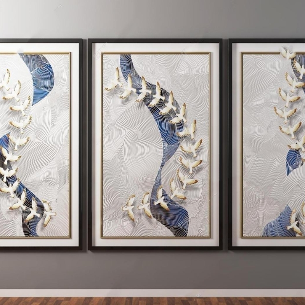 现代装饰画3D模型