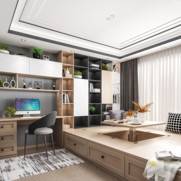 现代榻榻米3D模型