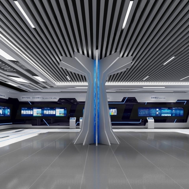 现代展厅3D模型
