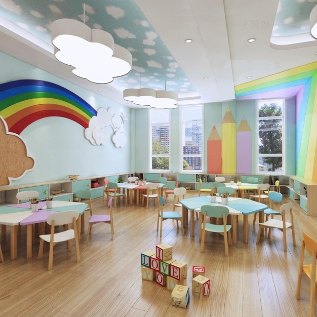 幼儿园3D模型