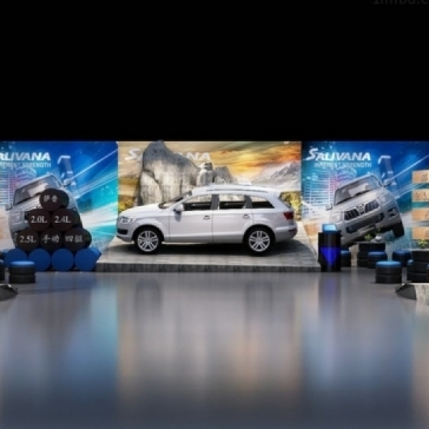汽车展厅3D模型
