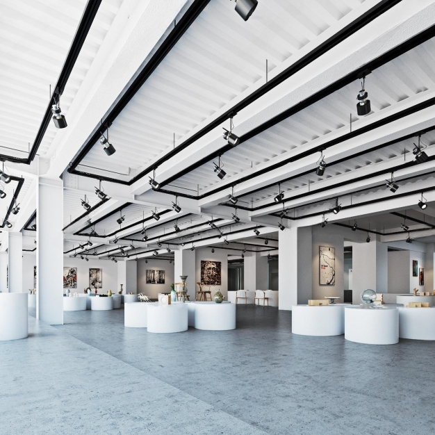 现代展厅3D模型