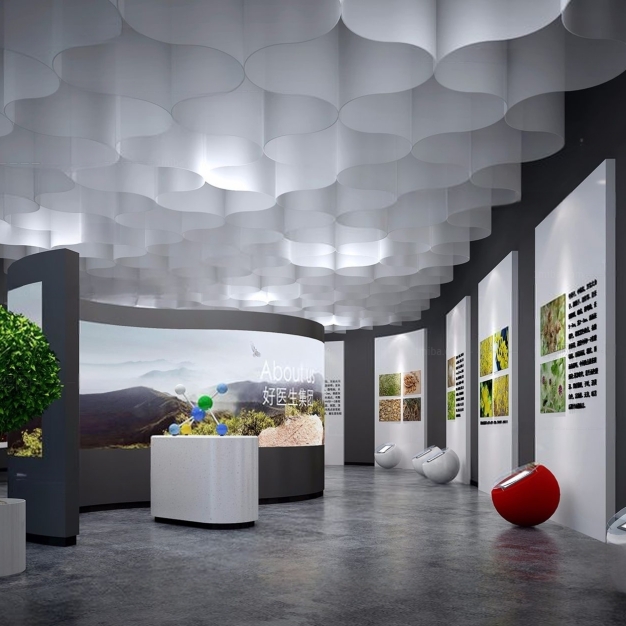 现代展厅3D模型
