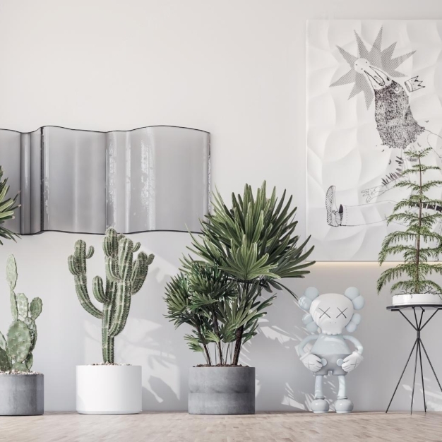 植物盆栽3D模型