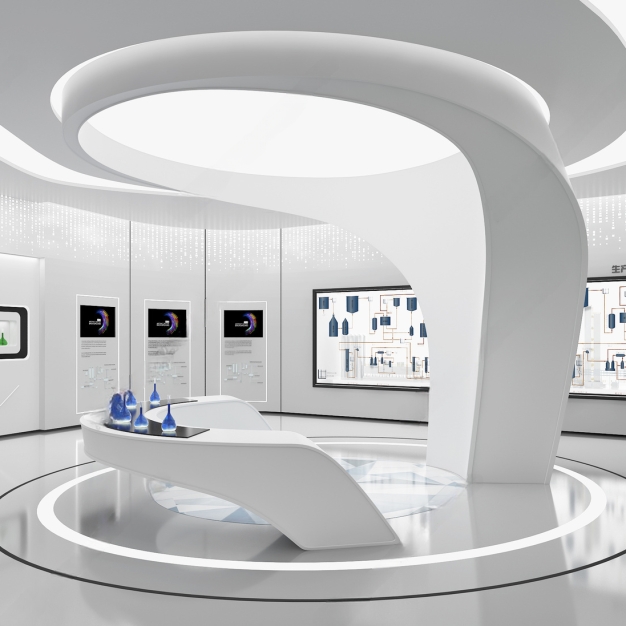 现代展厅3D模型