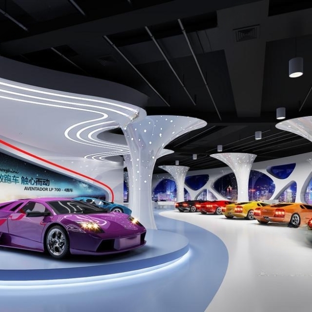 现代汽车展厅3D模型