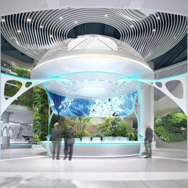 现代展厅3D模型