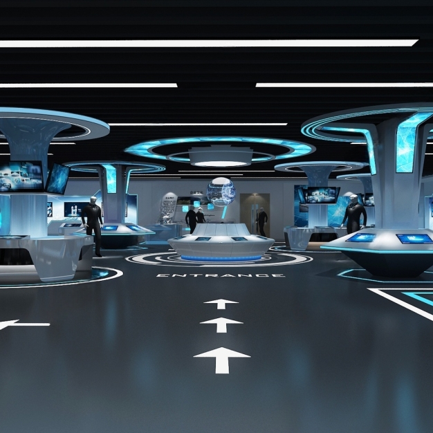 现代展厅3D模型
