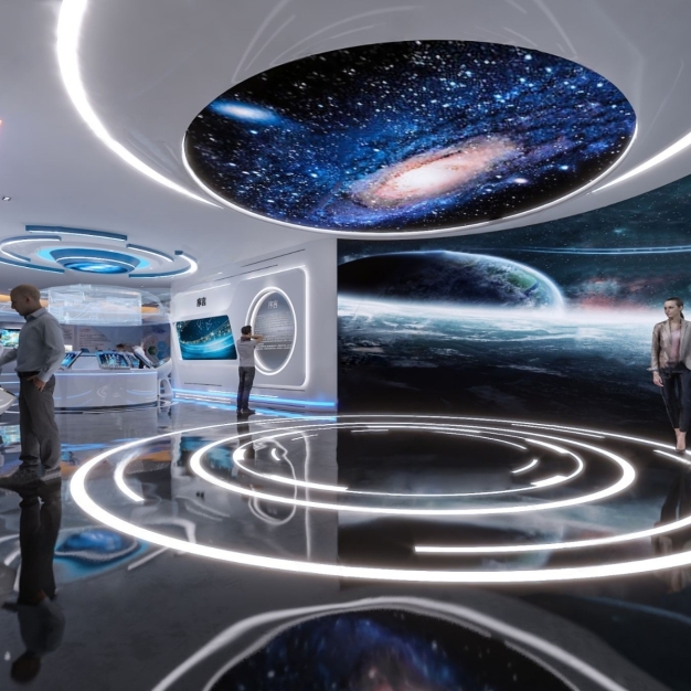 现代展厅3D模型