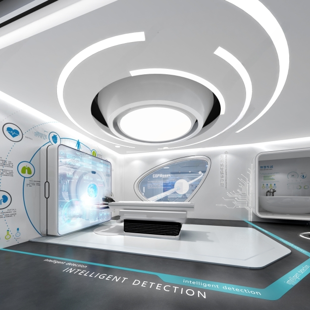 现代展厅3D模型