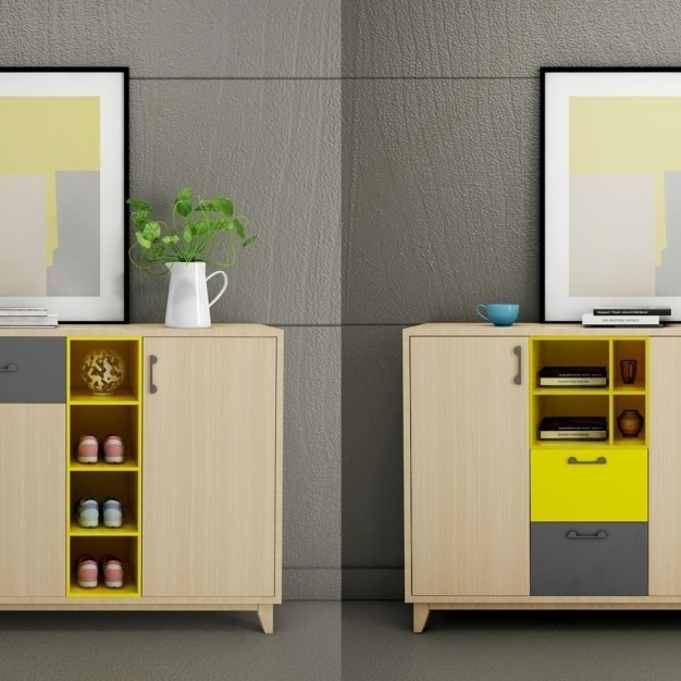 现代鞋柜3D模型