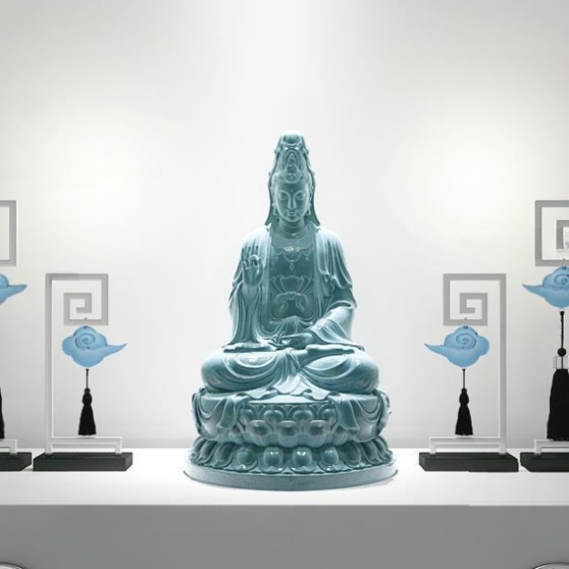 新中式佛像饰品摆件3D模型