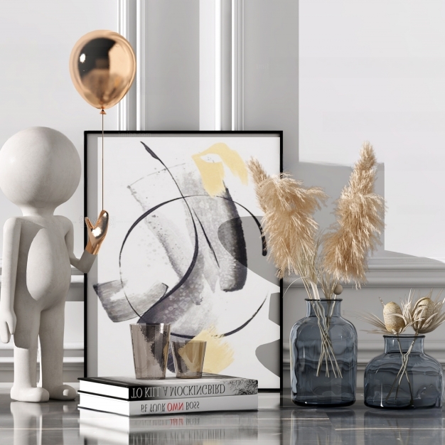 现代饰品摆件3D模型