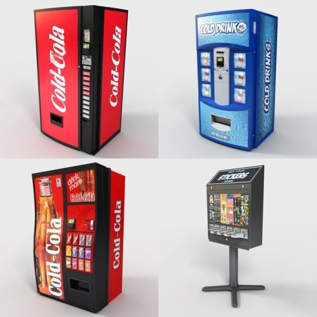 自动售卖机3D模型